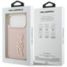 Etui Karl Lagerfeld Karl Script Logo do  iPhone 17 Pro różowy na NearMe.pl