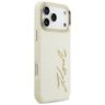 Etui Karl Lagerfeld Karl Script Logo do  iPhone 17 Pro Max beżowy na NearMe.pl
