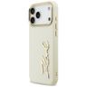 Etui Karl Lagerfeld Karl Script Logo do  iPhone 17 Pro Max beżowy na NearMe.pl