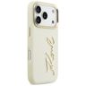 Etui Karl Lagerfeld Karl Script Logo do  iPhone 17 Pro beżowy na NearMe.pl