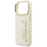 Etui Karl Lagerfeld Karl Script Logo do  iPhone 17 Pro beżowy na NearMe.pl