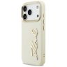 Etui Karl Lagerfeld Karl Script Logo do  iPhone 17 Pro beżowy na NearMe.pl