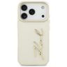 Etui Karl Lagerfeld Karl Script Logo do  iPhone 17 Pro beżowy na NearMe.pl