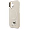 Etui Karl Lagerfeld Karl & Choupette     Pins MagSafe do iPhone 17 beżowy na NearMe.pl