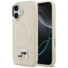 Etui Karl Lagerfeld Karl & Choupette     Pins MagSafe do iPhone 17 beżowy na NearMe.pl