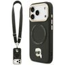 Etui Karl Lagerfeld Big Strap Karl Metal Logo MagSafe do iPhone 17 Pro Max czarny na NearMe.pl