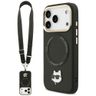 Etui Karl Lagerfeld Big Strap Choupette  Metal Logo MagSafe do iPhone 17 Pro czarny na NearMe.pl