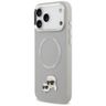 Etui Karl Lagerfeld Karl & Choupette     Pins MagSafe do iPhone 17 Pro szary na NearMe.pl