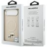 Etui Karl Lagerfeld Karl & Choupette     Pins MagSafe do iPhone Air beżowy na NearMe.pl