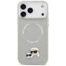 Etui Karl Lagerfeld Karl & Choupette     Pins MagSafe do iPhone 17 Pro Max szary na NearMe.pl