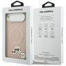 Etui Karl Lagerfeld Karl & Choupette     Pins MagSafe do iPhone Air różowy na NearMe.pl