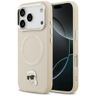 Etui Karl Lagerfeld Karl Pin MagSafe do  iPhone 17 Pro Max beżowy na NearMe.pl