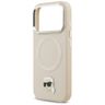 Etui Karl Lagerfeld Karl Pin MagSafe do  iPhone 17 Pro Max beżowy na NearMe.pl
