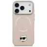 Etui Karl Lagerfeld Choupette Pin        MagSafe do iPhone 17 Pro różowy na NearMe.pl