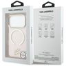 Etui Karl Lagerfeld IML KL Script Logo   MagSafe do iPhone 17 Pro różowy na NearMe.pl