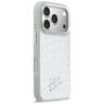 Etui Karl Lagerfeld Croco KL Script Logo MagSafe do iPhone 17 Pro srebrny na NearMe.pl