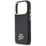 Etui Karl Lagerfeld Croco KL Script Logo MagSafe do iPhone 17 Pro czarny na NearMe.pl