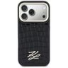 Etui Karl Lagerfeld Croco KL Script Logo MagSafe do iPhone 17 Pro Max czarny na NearMe.pl