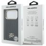 Etui Karl Lagerfeld Croco KL Script Logo MagSafe do iPhone 17 Pro Max czarny na NearMe.pl
