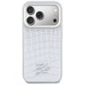 Etui Karl Lagerfeld Croco KL Script Logo MagSafe do iPhone 17 Pro Max srebrny na NearMe.pl