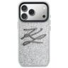 Etui Karl Lagerfeld IML Glitter KL       Diamond Logo do iPhone 17 Pro Max srebrny na NearMe.pl