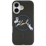 Etui Karl Lagerfeld IML Choupettes Karl  Script Logo MagSafe do iPhone 17 czarny na NearMe.pl