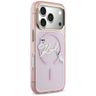Etui Karl Lagerfeld IML Choupettes Karl  Script Logo MagSafe do iPhone 17 Pro różowy na NearMe.pl