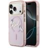 Etui Karl Lagerfeld IML Choupettes Karl  Script Logo MagSafe do iPhone 17 Pro różowy na NearMe.pl