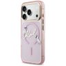 Etui Karl Lagerfeld IML Choupettes Karl  Script Logo MagSafe do iPhone 17 Pro różowy na NearMe.pl