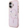 Etui Karl Lagerfeld IML Choupettes Karl  Script Logo MagSafe do iPhone 17 różowy na NearMe.pl