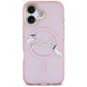 Etui Karl Lagerfeld IML Choupettes Karl  Script Logo MagSafe do iPhone 17 różowy na NearMe.pl