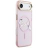 Etui Karl Lagerfeld IML Choupettes Karl  Script Logo MagSafe do iPhone Air różowy na NearMe.pl