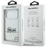 Etui Karl Lagerfeld IML Karl & Choupette Peekaboo Logo MagSafe do iPhone 17 Pro biały na NearMe.pl