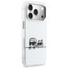 Etui Karl Lagerfeld IML Karl & Choupette Peekaboo Logo MagSafe do iPhone 17 Pro Max biały na NearMe.pl