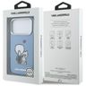Etui Karl Lagerfeld Karl & Choupette     Back MagSafe do iPhone 17 Pro Max niebieski na NearMe.pl