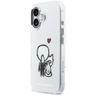 Etui Karl Lagerfeld Karl & Choupette     Back MagSafe do iPhone 17 przezroczysty na NearMe.pl