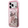 Etui Karl Lagerfeld Liquid Glitter Karl  Script Logo MagSafe do iPhone 17 Pro różowy na NearMe.pl