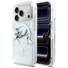 Etui Karl Lagerfeld Liquid Glitter Karl  Script Logo MagSafe do iPhone 17 Pro przezroczysty na NearMe.pl