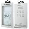 Etui Karl Lagerfeld Liquid Glitter Karl  Script Logo MagSafe do iPhone 17 Pro przezroczysty na NearMe.pl