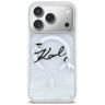 Etui Karl Lagerfeld Liquid Glitter Karl  Script Logo MagSafe do iPhone 17 Pro przezroczysty na NearMe.pl