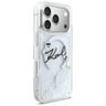 Etui Karl Lagerfeld Liquid Glitter Karl  Script Logo MagSafe do iPhone 17 Pro przezroczysty na NearMe.pl