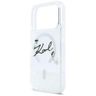 Etui Karl Lagerfeld Liquid Glitter Karl  Script Logo MagSafe do iPhone 17 Pro przezroczysty na NearMe.pl
