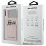 Etui Karl Lagerfeld Karl & Choupette     Print & Pocket do iPhone 17 Pro różowy na NearMe.pl