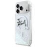 Etui Karl Lagerfeld Liquid Glitter Karl  Script Logo MagSafe do iPhone 17 Pro Max przezroczysty na NearMe.pl