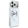 Etui Karl Lagerfeld Liquid Glitter Karl  Script Logo MagSafe do iPhone 17 Pro Max przezroczysty na NearMe.pl