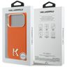 Etui Karl Lagerfeld Karl Head Logo MagSafe do iPhone 17 Pro pomarańczowy na NearMe.pl