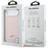 Etui Karl Lagerfeld Karl & Choupette     Head Pins Saffiano MagSafe do iPhone Air różowy na NearMe.pl