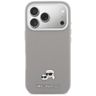 Etui Karl Lagerfeld Karl & Choupette     Head Pins Saffiano MagSafe do iPhone 17 Pro szary na NearMe.pl