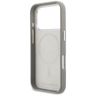 Etui Karl Lagerfeld Karl & Choupette     Head Pins Saffiano MagSafe do iPhone 17 Pro szary na NearMe.pl
