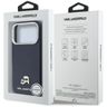 Etui Karl Lagerfeld Karl & Choupette     Head Pins Saffiano MagSafe do iPhone 17 Pro niebieski na NearMe.pl